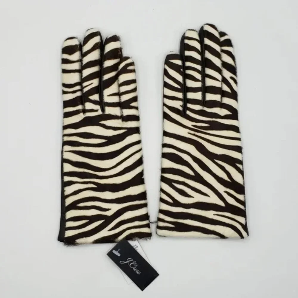 J. Crew Touch-screen Leather Gloves